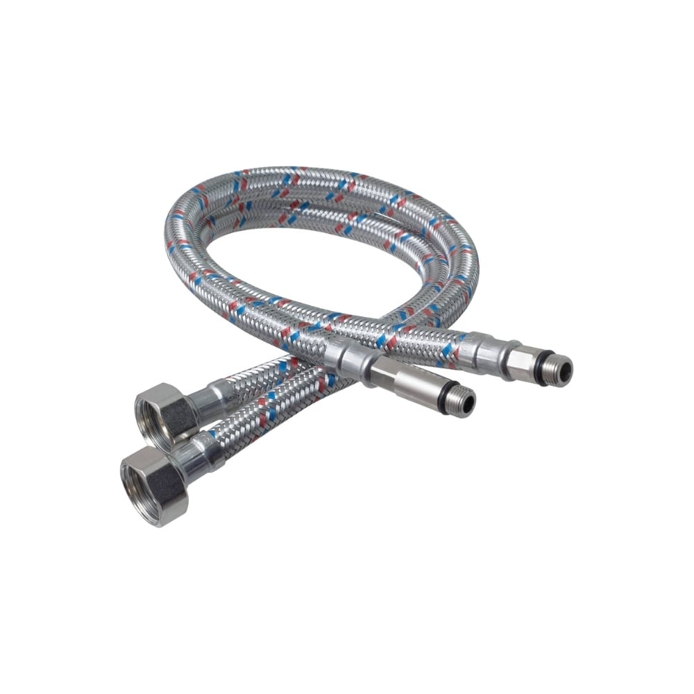 Подводка гибкая Профсан ПСМ для смесителя, с полимерным покрытием, пара ...