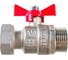 Шаровой кран VALTEC с накидной гайкой, 1 внутренняя-наружная VT.260.N.0606 1