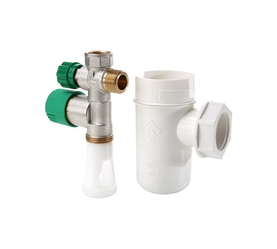 Группа безопасности бойлера VALTEC 1/2 + сифон VT.461.N.04 1