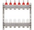 Коллекторная группа AV Engineering AVE136, 6 выходов AVE13600106K 1