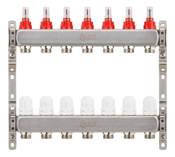 Коллекторная группа AV Engineering AVE136, 7 выходов AVE13600107K