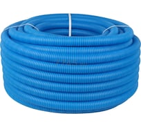 Защитная гофрированная трубка AV Engineering 25 мм, бухта 50 м синяя (для 18-20 трубы) AVE800-005