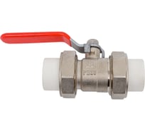 Кран шаровой DOUBLE-LIN (2 сварные головки, латунь) 25x25 LL1136 (25х25)