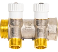 Распределительный коллектор STOUT 1, 2 отвода 1/2 пл. упл. SMB 6852 011202 RG008TN2K8V76K