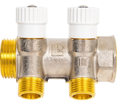 Распределительный коллектор STOUT 1, 2 отвода 1/2 пл. упл. SMB 6852 011202 RG008TN2K8V76K