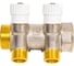 Распределительный коллектор STOUT 1, 2 отвода 1/2 пл. упл. SMB 6852 011202 RG008TN2K8V76K 1
