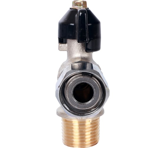 Шаровой угловой кран STOUT НР/накидная гайка 1/2x1/2 SVB-0010-000015 RG008T2PONKOO3