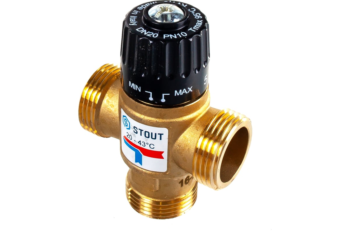 Термостатический смесительный клапан STOUT G 1” M SVM-0120-164325 ...