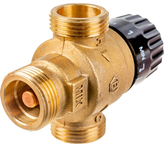 Термостатический смесительный клапан STOUT 3/4 НР, 30-65°С, KV 2.3 SVM-0125-236520 RG008TIGH3FUGJ