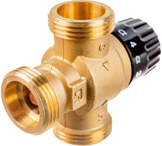 Термостатический смесительный клапан STOUT 1 НР, 30-65°С, KV 2.3 SVM-0125-236525 RG008TIGH6N45M