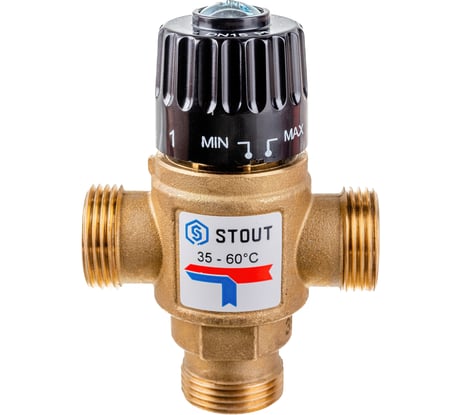 Термостатический смесительный клапан STOUT 3/4 SVM-0120-166020 RG008TIGEGUG0D