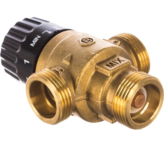 Термостатический смесительный клапан STOUT 3/4 НР, 30-65°С, KV 1.8 SVM-0125-186520 RG008TIGGRRJBK