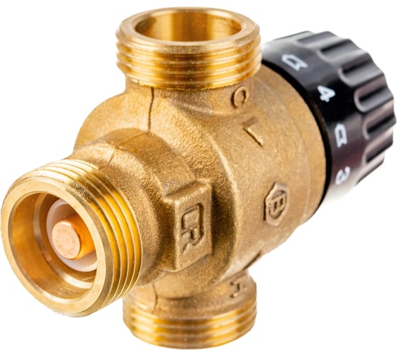 Термостатический смесительный клапан STOUT 3/4 НР, 30-65°С, KV 1.8 SVM-0125-186520 RG008TIGGRRJBK