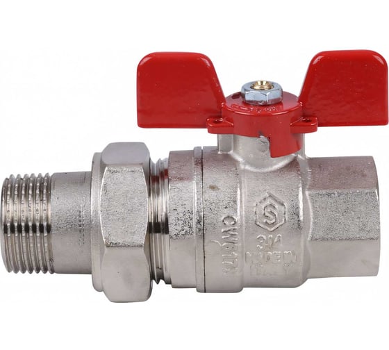 Шаровой полнопроходной кран STOUT с американкой, ВР/НР 3/4 SVB-1007-000020 RG008SHJJUQFH1