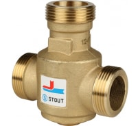 Термостатический смесительный клапан STOUT G 1 1/4 НР, 60°С, SVM-0030-325506