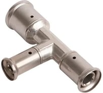 Переходный тройник HENCO уменьшенный с двух сторон, латунь, пресс, 26x26x20, 11P-262620