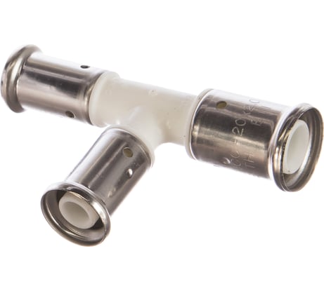 Переходный тройник HENCO уменьшенный с двух сторон, ПВДФ, пресс, 20x16x16, 11PKW-201616