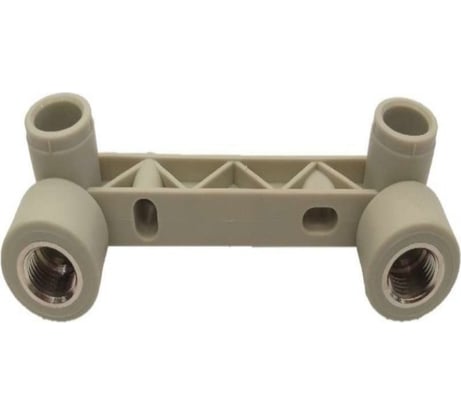 Двойное настенное колено на планке FV-Plast a.s. 25x1/2" AA249025012