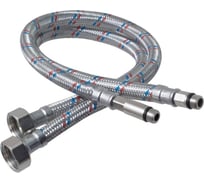 Гибкая подводка для смесителя Профсан ПСМ, с полимерным покрытием, пара 150 см 1/2-м10 PS-WP-FMF150