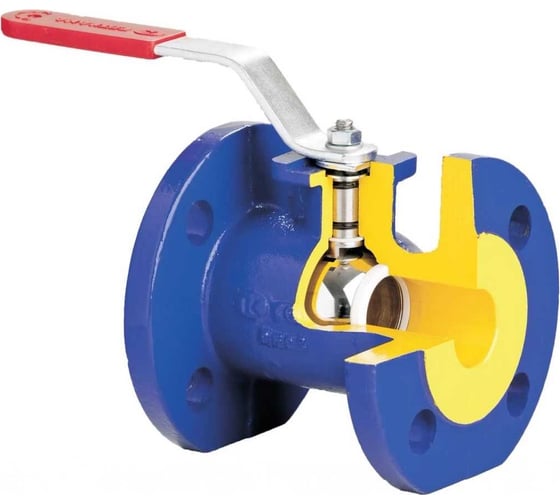 Шаровой кран Zetkama 565A050C09 чугун 565A Ду50 Ру16 фл рукоятка Тмакс=150 RG008U7SNDVCJ1