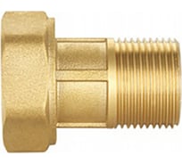 Полусгон DOUBLE-LIN латунь с накидной гайкой 1/2"-3/4" нр-вр с прокладкой, никелированный LL6028 1/2"
