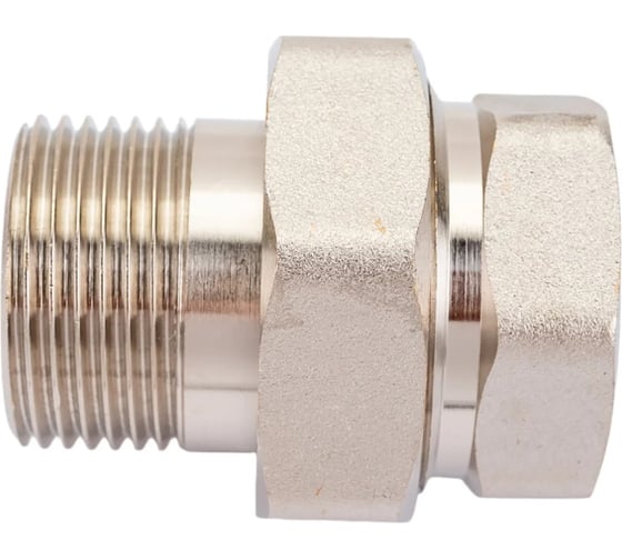 Сгон (американка) DOUBLE-LIN double lin латунь никелированная прямой наружная-внутренняя резьба 1 1/4" LL6035 (1 1/4") 1
