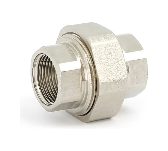 Разъемное соединение Uni-Fitt В 3/4"с прокладкой O-RING, никелированное 655N3000 1