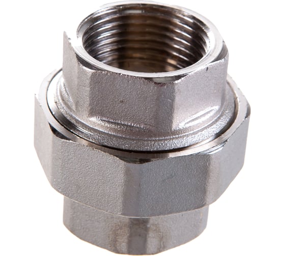 Разъемное соединение Uni-Fitt В 1" с прокладкой O-RING, никелированное 655N4000