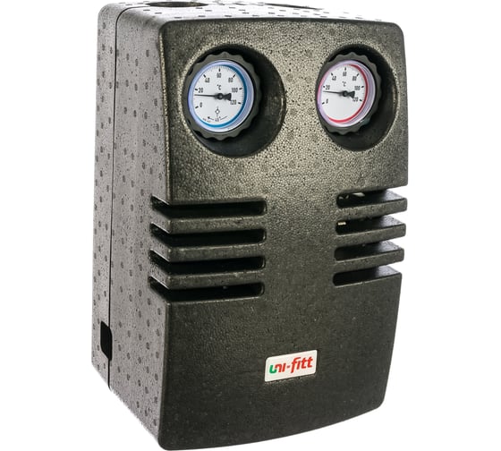 Насосно-смесительная группа Uni-Fitt DN25, с термосмесителем, с Grundfos UPSO 25-65 180, 491G2500