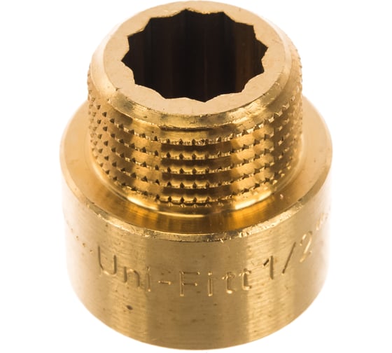 Удлинитель Uni-Fitt НВ 15 мм х 1/2, латунный 657G2015 1