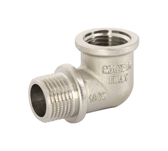 Угол Uni-Fitt НВ 3/4" с упором никелированный 612N3300 1