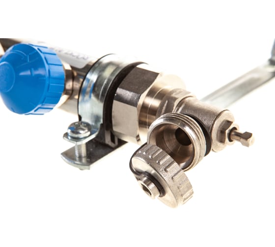 Коллекторная группа Uni-Fitt Н 1"х3/4", 12 выходов, нержавеющая сталь 456W4312
