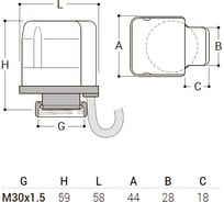 Сервопривод SR Rubinetterie 24 В 0092-02400000 16127742