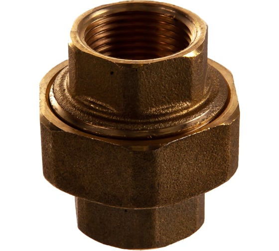 Разъемное соединение Uni-Fitt В 3/4" с прокладкой O-RING, латунь 655G3000