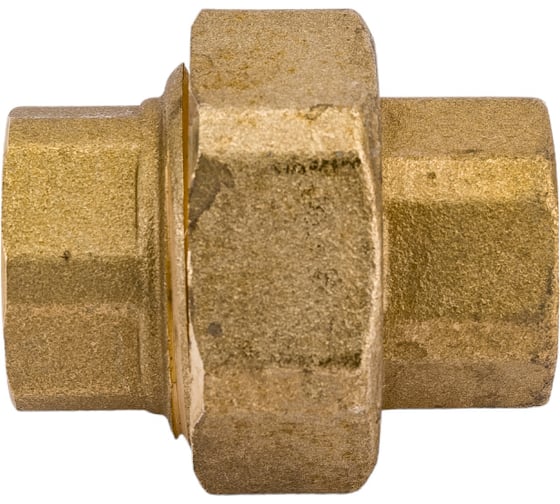 Разъемное соединение Uni-Fitt В 1/2" с прокладкой O-RING, латунь 655G2000
