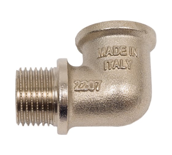 Угол Uni-Fitt НВ 1/2" с упором никелированный 612N2200 1