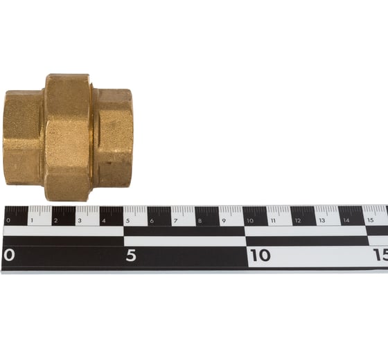 Разъемное соединение Uni-Fitt В 1" с прокладкой O-RING, латунь 655G4000