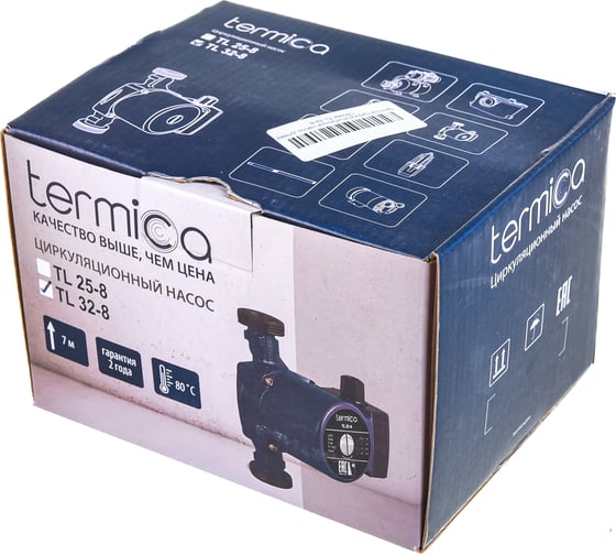 Циркуляционный насос Termica TL 32-8 180 с гайками, без кабеля 84151008