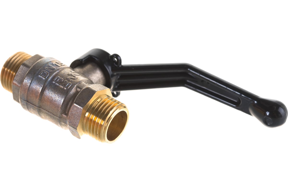 Шаровой кран LD Pride 47.15.Н-Н.Р латунный, наружная/наружная резьба ...