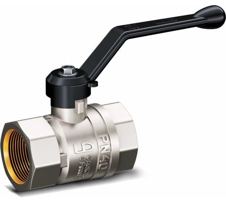 Кран шаровой латунный LD Pride 47.40.B-B.Р, вн./вн.резьба, ручка-рычаг, 1 1/2" 47.301.40 544449