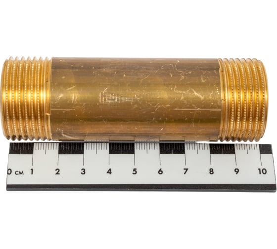 Удлинитель Uni-Fitt НН 1 х 100 мм, латунный 658G4100