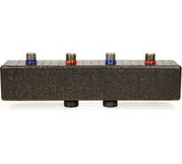 Коллектор на 4 контура в теплоизоляции Uni-Fitt 435Z4104