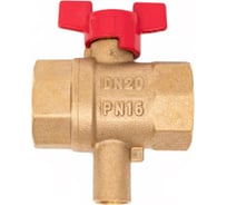 Шаровой кран с отверстием под термодатчик AVEKTRA ДУ 20 4687204536311