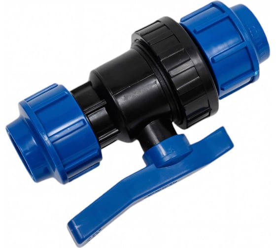Компрессионный кран для ПЭ труб LAMMIN 25 Lm34101025025