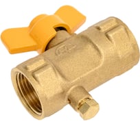 Кран для манометра РОСМА 3-ходовой Ру16 латунь, ВР/ВР G1/2-М20x1.5, с краном Маевского D900-02616