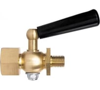 Кран для манометра РОСМА 3-ходовой Ру25 латунь, ВР/НР М12x1.5, прокладка фторопласт D070-04254