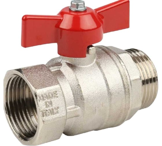 Шаровой кран FT Group Люкс 1/2", вн-нар, бабочка 771742 1