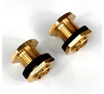 Штуцер для врезки в бочку HG 1/2" короткий+уплотнитель, 2 шт 1894246