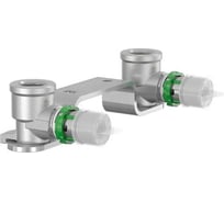 Комплект водорозеток на планке COMAP 16-1/2-l150, пресс латунь 7507W1612