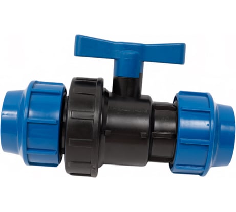 Компрессионный кран для ПЭ труб LAMMIN 40 Lm34101040040